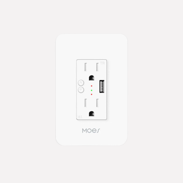 Moes Smart Wall Outlet USB