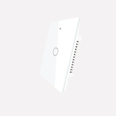 Moes Smart One Gang Touch Light Switch Glass Panel Single Pole Switch (US)